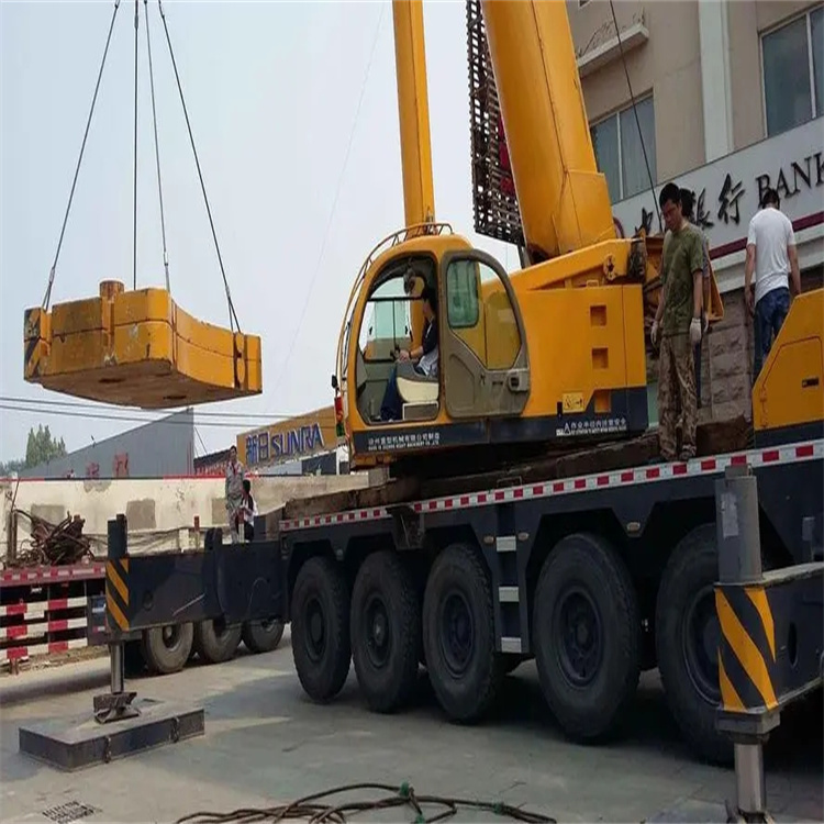 阳春当地吊车出租|机器吊装|75吨|工厂搬迁服务